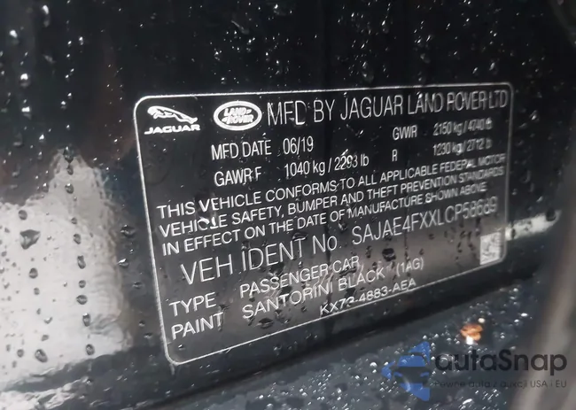 SAJAE4FXXLCP58689: 42319282