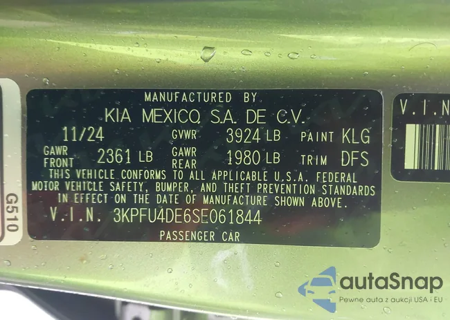 3KPFU4DE6SE061844: 42319398