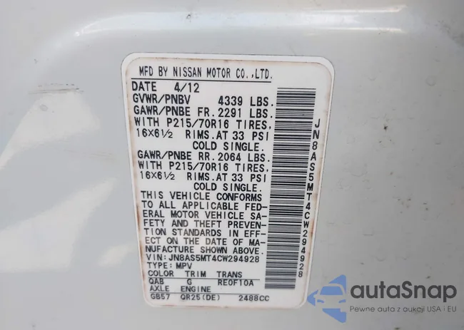 JN8AS5MT4CW294928: 42319479