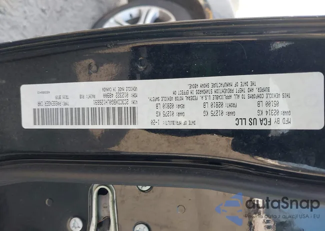 2C3CDXBG0LH126691: 42319643