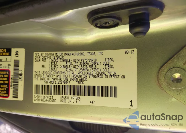 5TFRM5F11EX070047: 42318902