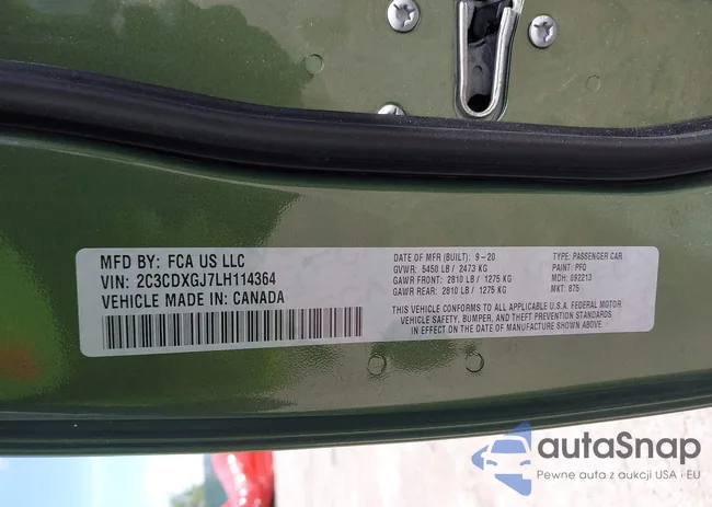 2C3CDXGJ7LH114364: 42318946