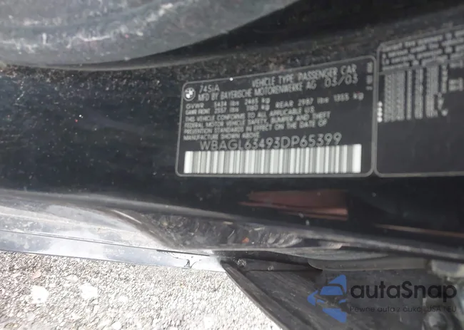 WBAGL63493DP65399: 42320284