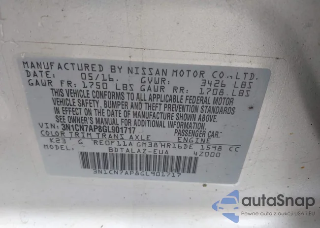 3N1CN7AP8GL901717: 42320522