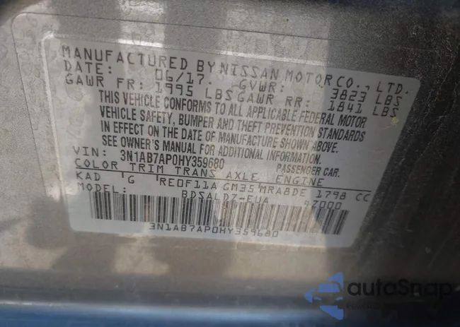 3N1AB7AP0HY359680: 42320581