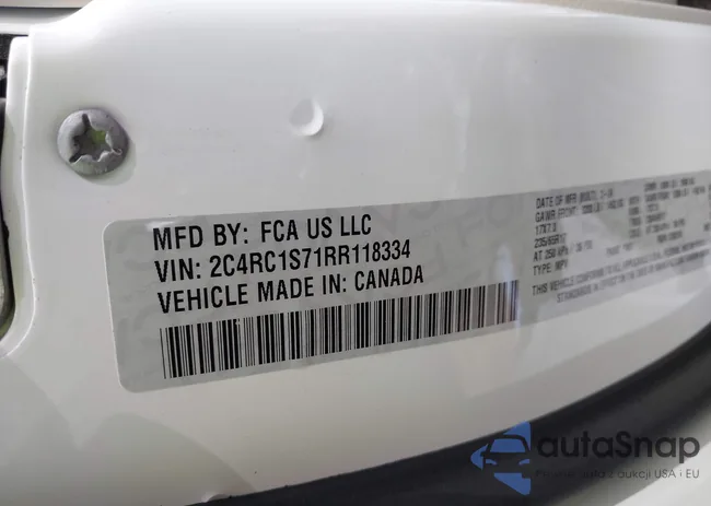 2C4RC1S71RR118334: 42320645