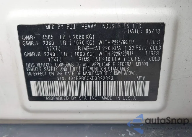 4S4BRBCCXD3322323: 42320670