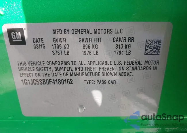 1G1JC5SB0F4180162: 42320691