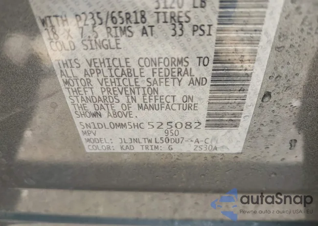 5N1DL0MM5HC525082: 42319852