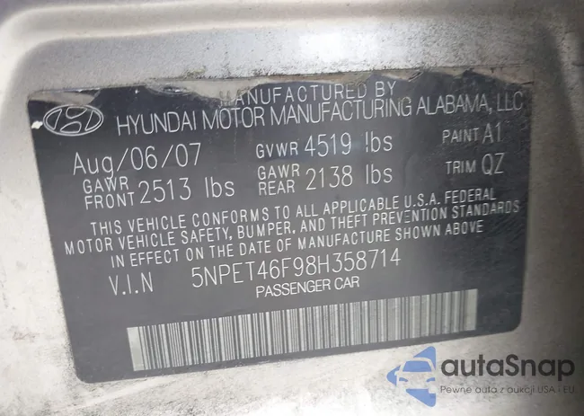 5NPET46F98H358714: 42319999