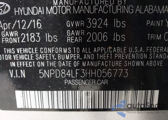 5NPD84LF3HH056773: 42321588