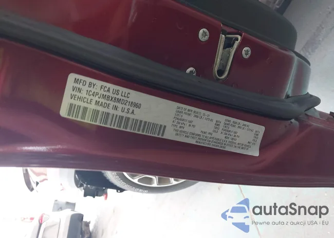 1C4PJMBX8MD218960: 42321644