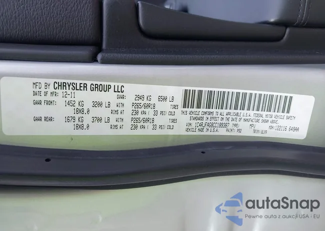 1C4RJFAG8CC189387: 42321699