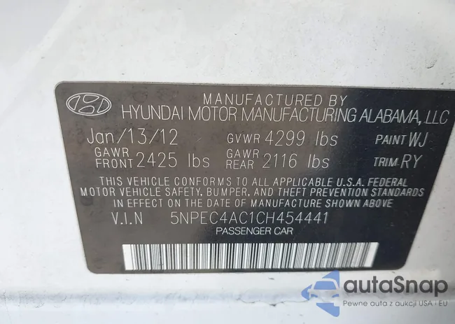 5NPEC4AC1CH454441: 42321720