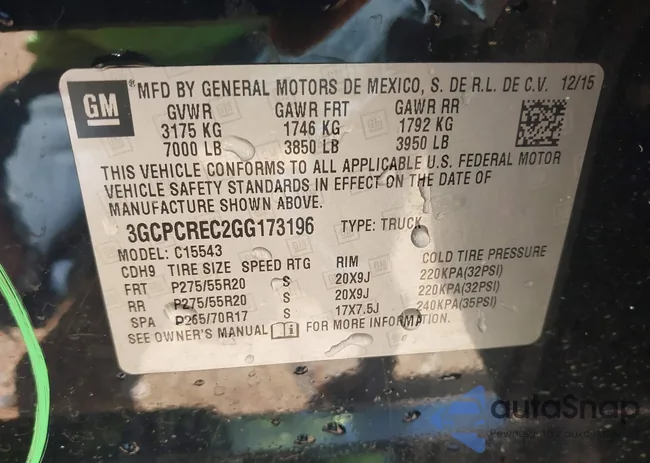 3GCPCREC2GG173196: 42320989