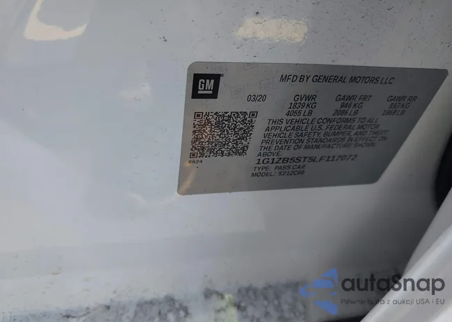 1G1ZB5ST5LF117072: 42321025