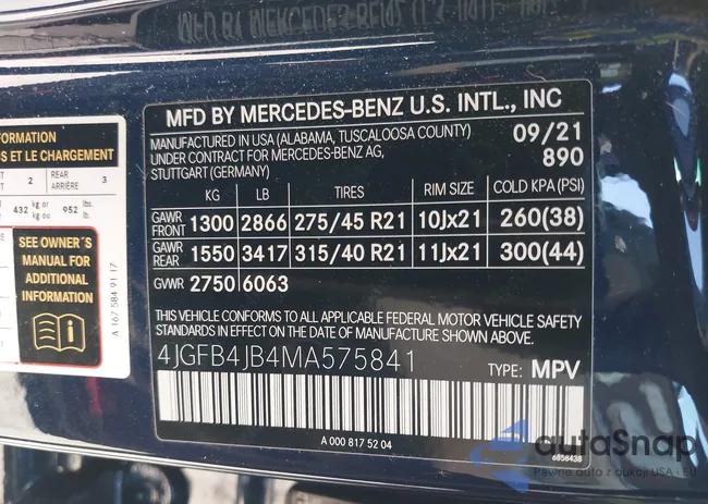 4JGFB4JB4MA575841: 42322203