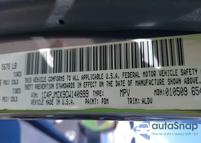 1C4PJMCK9CW140999: 42322439