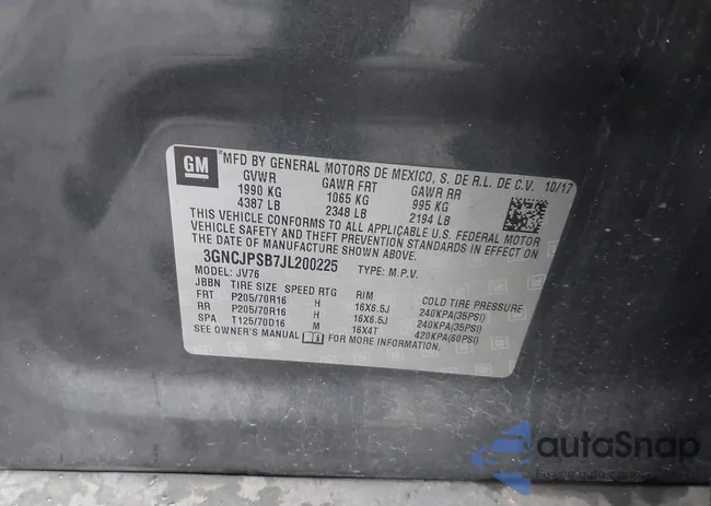 3GNCJPSB7JL200225: 42322474