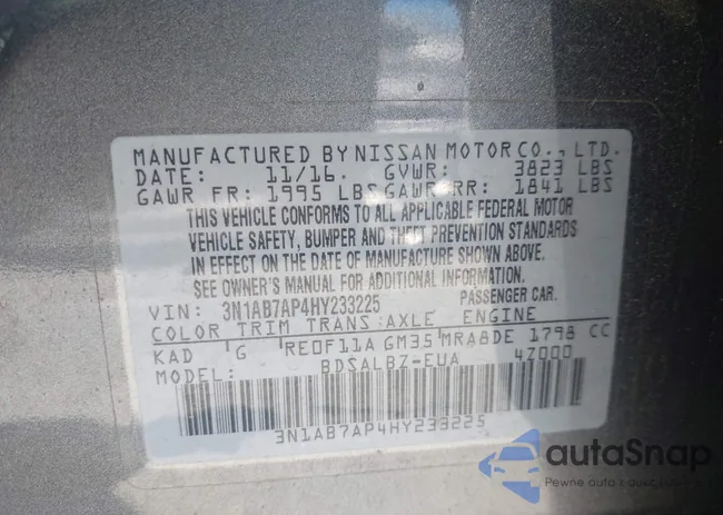 3N1AB7AP4HY233225: 42322606