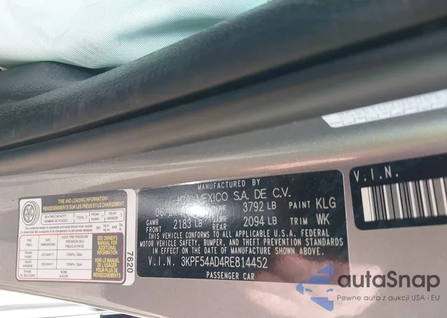 3KPF54AD4RE814452: 42322004