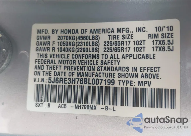 5J6RE3H76BL007199: 42323379