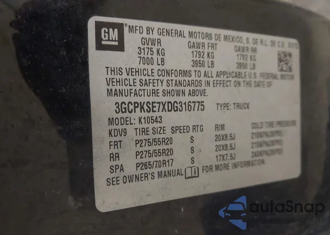 3GCPKSE7XDG316775: 42323382