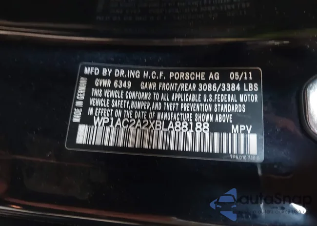 WP1AC2A2XBLA88188: 42323397