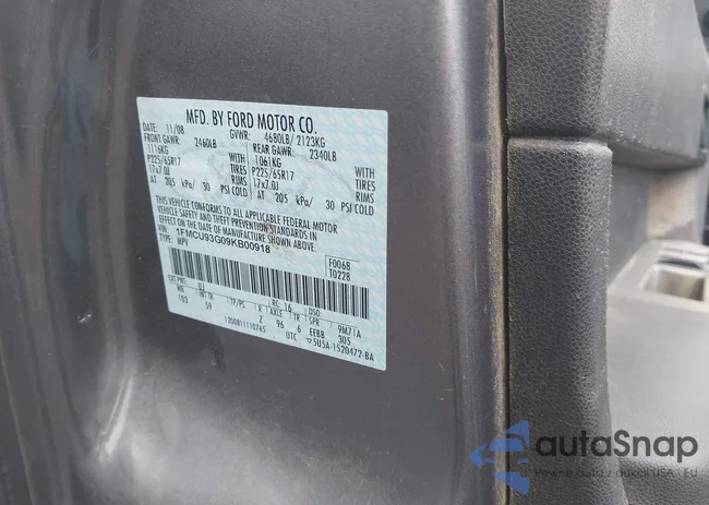 1FMCU93G09KB00918: 42323510