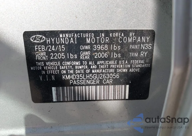 KMHD35LH5GU263056: 42322807