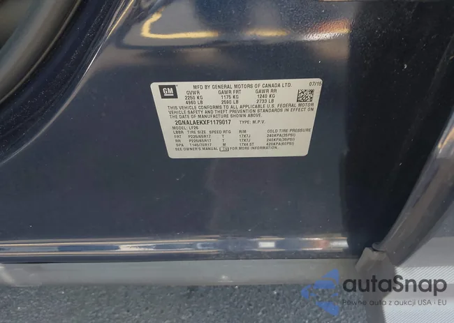 2GNALAEKXF1179017: 42323040