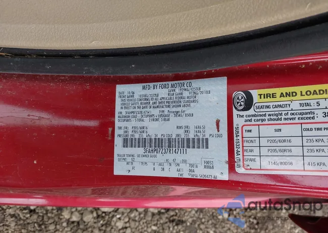 3FAHP072374147111: 42324191