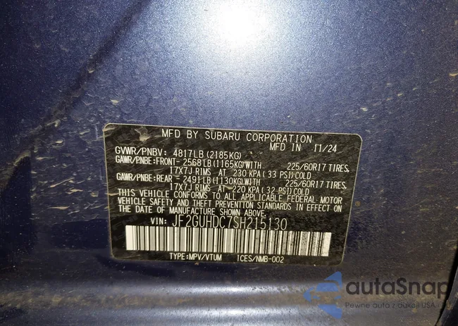 JF2GUHDC7SH215130: 42324265