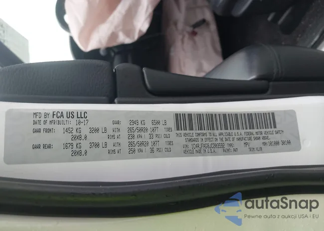 1C4RJFAG8JC203592: 42324326