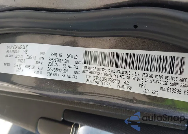 1C4PJLCB8FW656513: 42324338