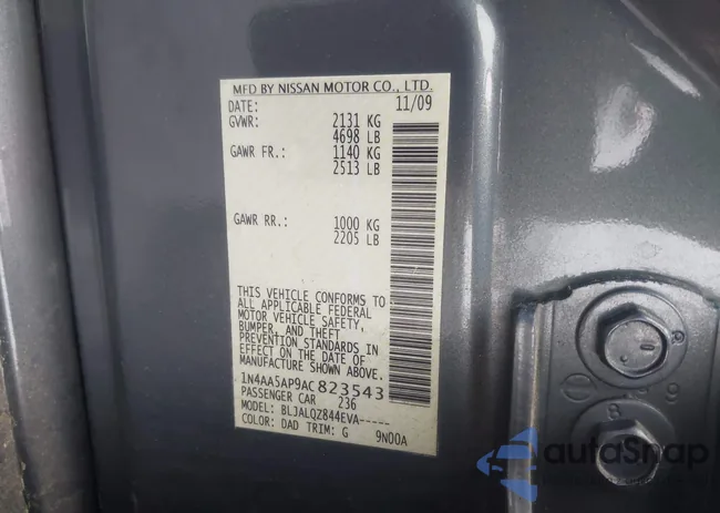 1N4AA5AP9AC823543: 42324372