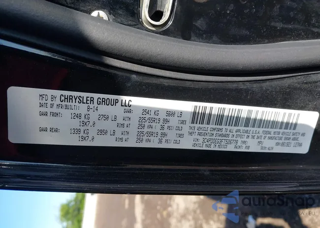 3C4PDDEG3FT526778: 42324395