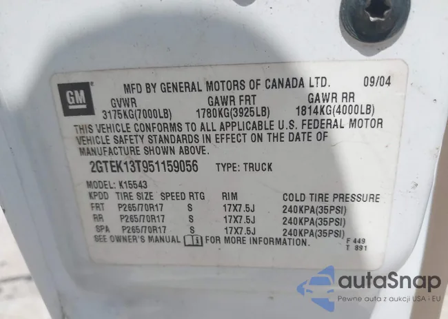 2GTEK13T951159056: 42324424