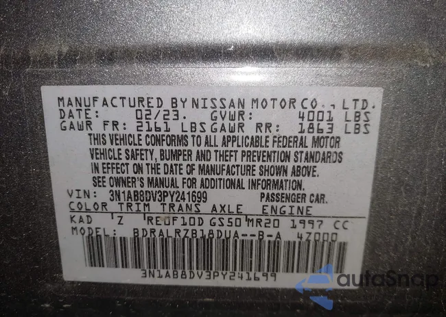 3N1AB8DV3PY241699: 42324691