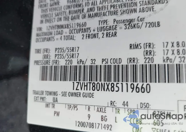 1ZVHT80NX85119660: 42323924