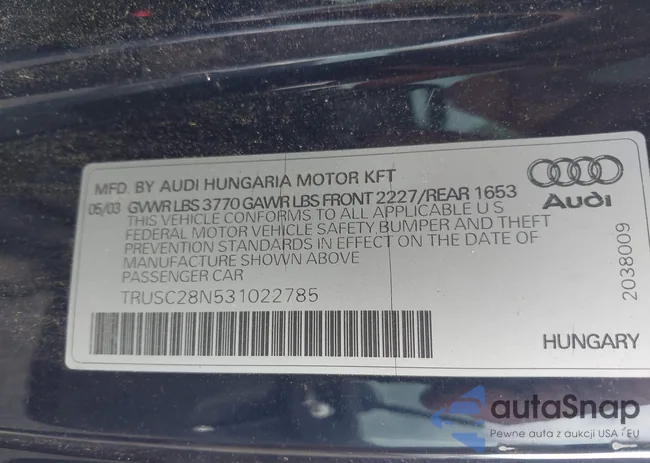 TRUSC28N531022785: 42325231