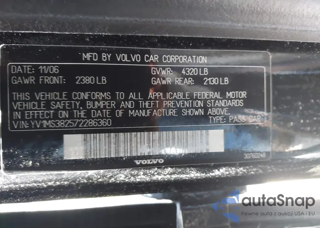 YV1MS382572286360: 42325242