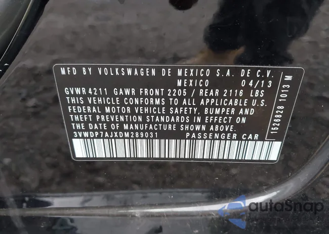 3VWDP7AJXDM289031: 42325596