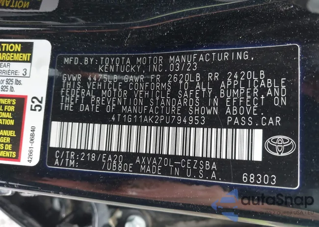 4T1G11AK2PU794953: 42324862