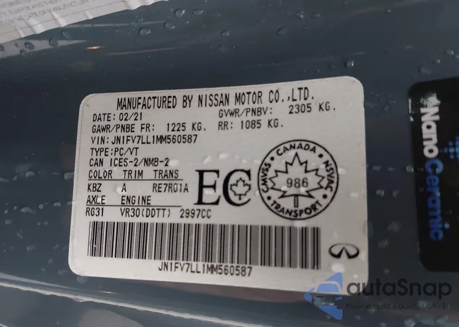 JN1FV7LL1MM560587: 42326456