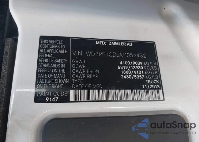 WD3PF1CD2KP056432: 42326588