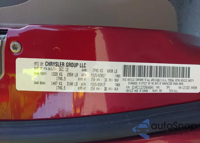 2C4RC1CG7DR646841: 42326722