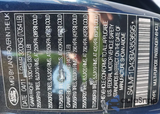 SALMF1D43BA353695: 42325941