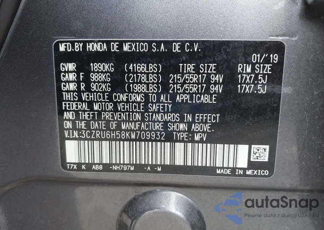 3CZRU6H58KM709932: 42327505