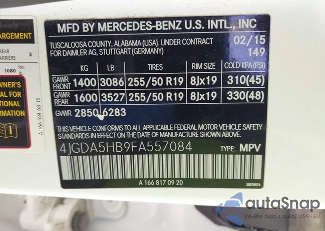 4JGDA5HB9FA557084: 42327666